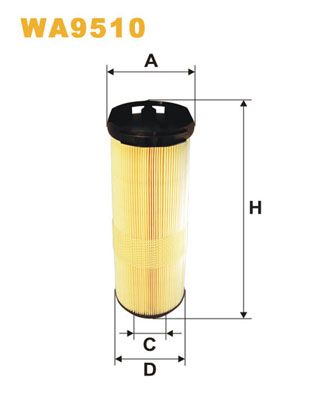 WIX FILTERS Воздушный фильтр WA9510